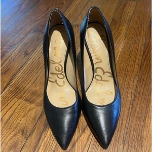 Black Sam Edelman heels size 7 1/2